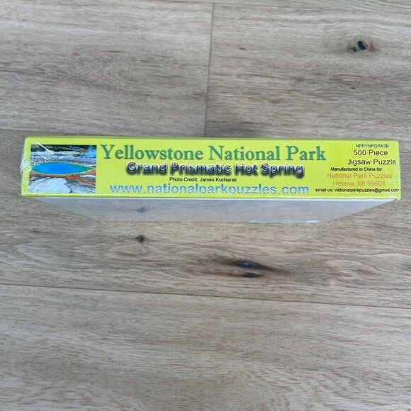 Americas National Parks 500 Piece Jigsaw Puzzle Yellowstone Spring NEW SEALED - Picture 4 of 9